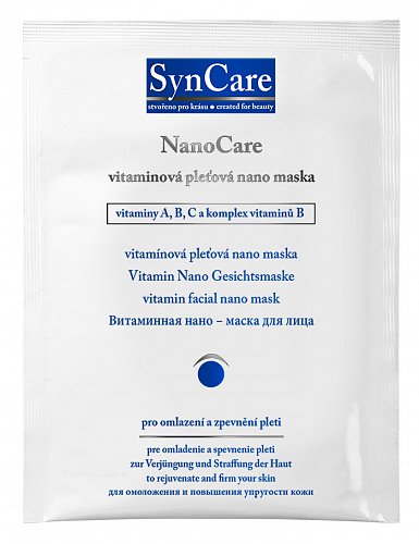 NanoCare vitaminová pleťová maska