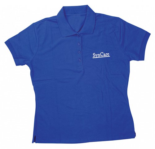 Tričko s límečkem modré, velikost M
